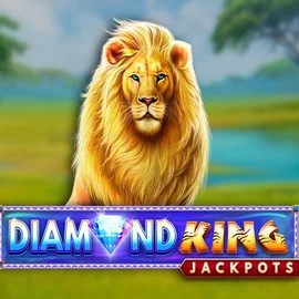 Diamond King Jackpots by SpinPlay Games, showcased at wildrobins.com.es – game logo